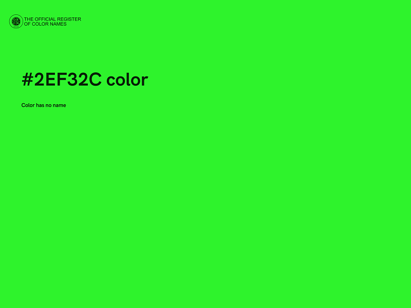 #2EF32C color image