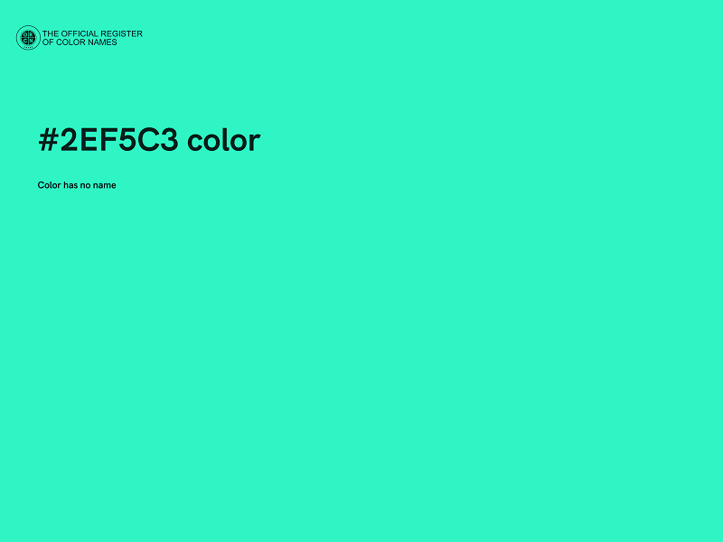 #2EF5C3 color image