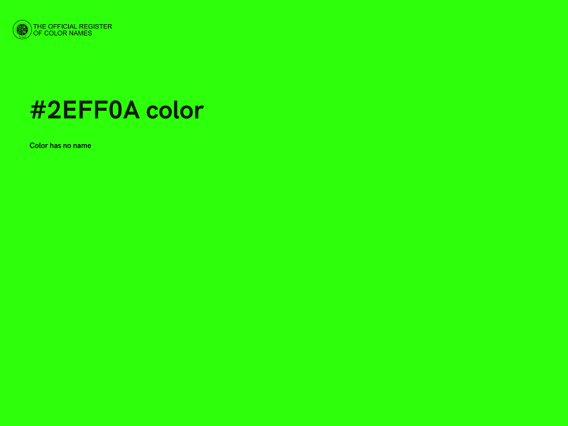 #2EFF0A color image