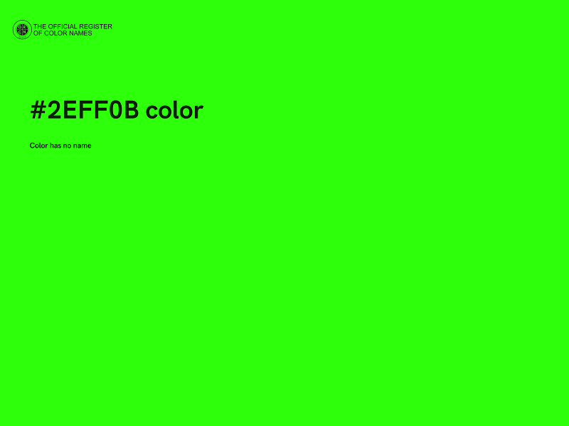 #2EFF0B color image