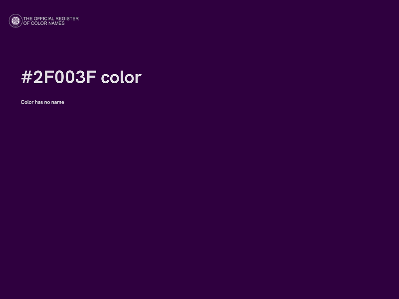 #2F003F color image