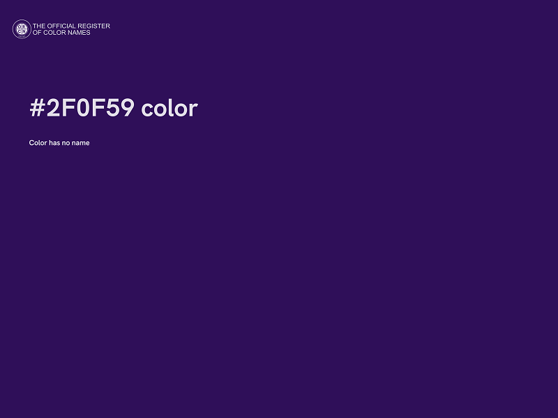 #2F0F59 color image