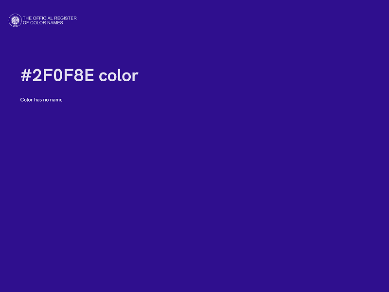 #2F0F8E color image