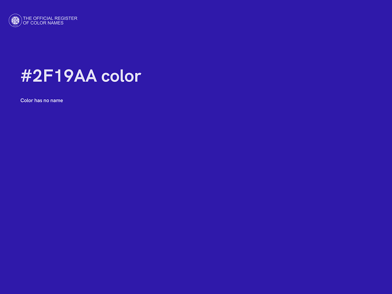 #2F19AA color image