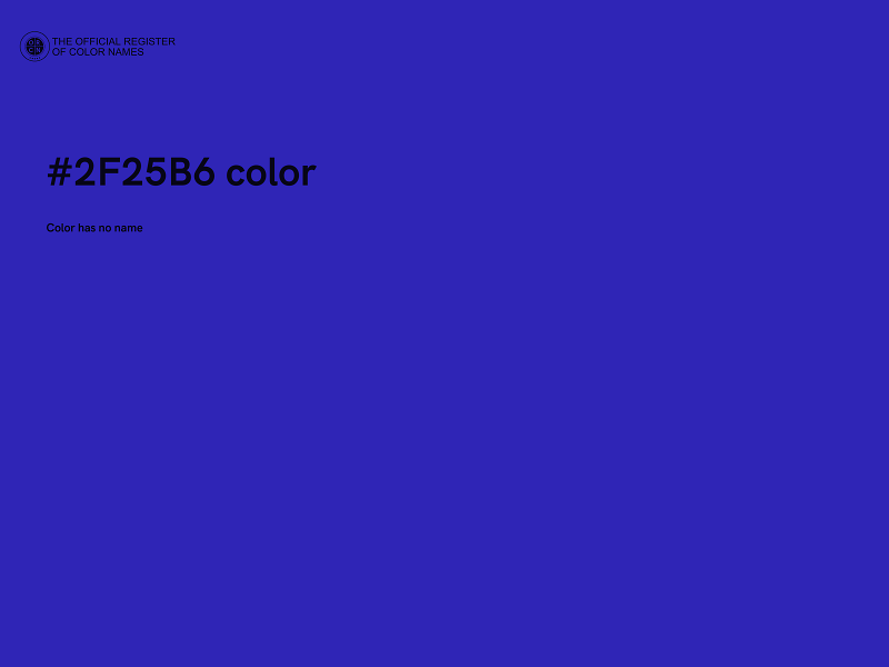 #2F25B6 color image