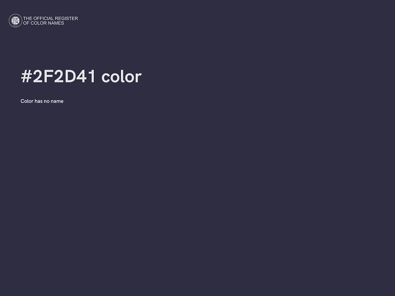 #2F2D41 color image