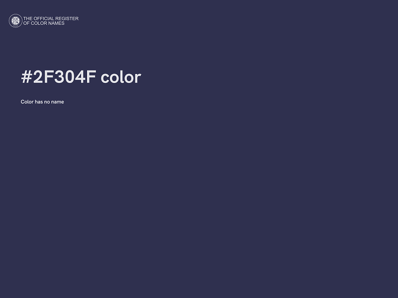 #2F304F color image