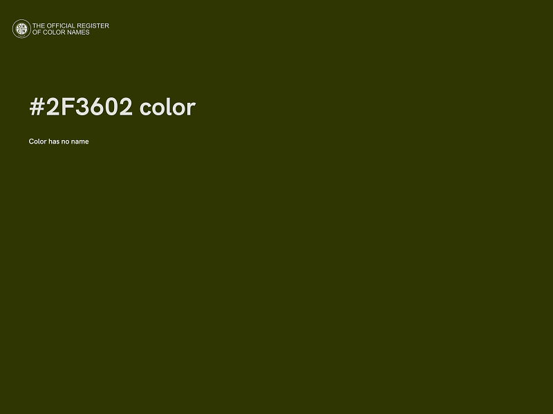 #2F3602 color image