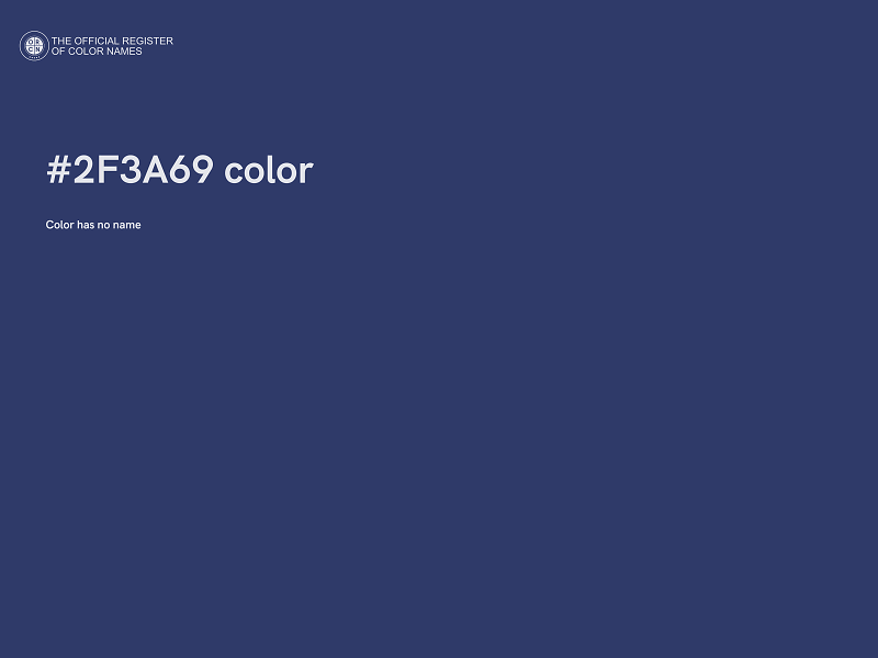 #2F3A69 color image