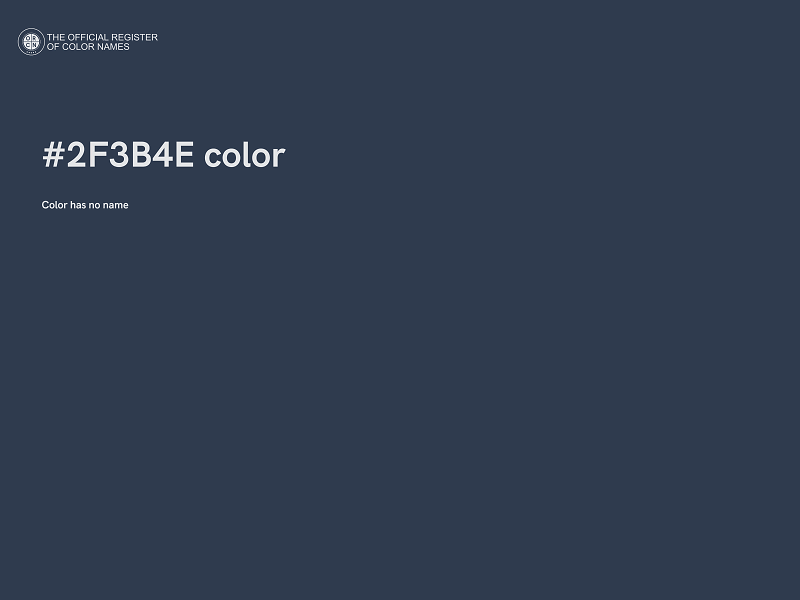 #2F3B4E color image