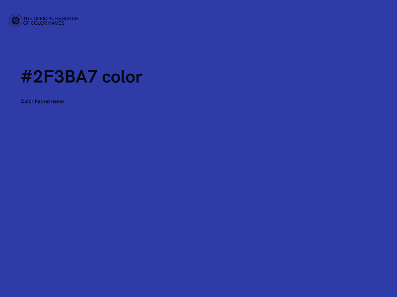 #2F3BA7 color image