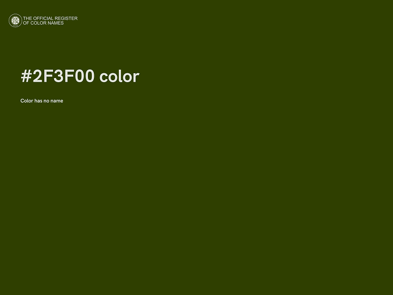 #2F3F00 color image