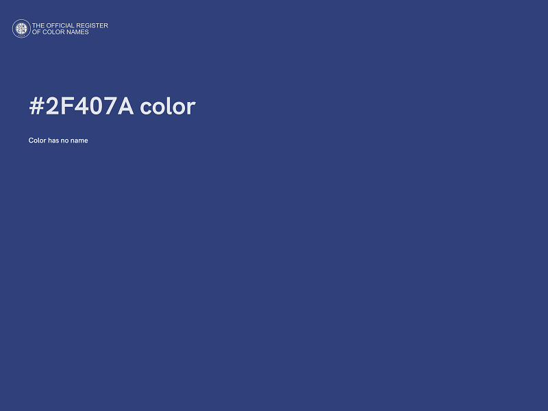 #2F407A color image