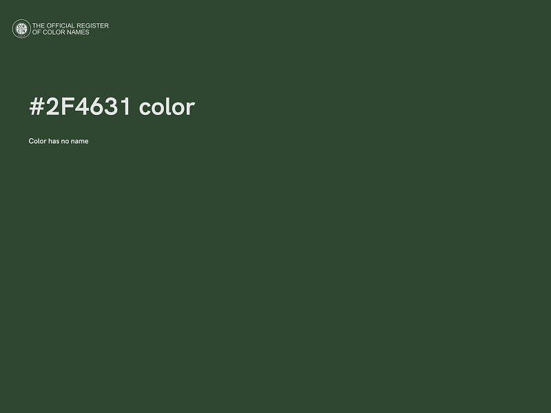 #2F4631 color image