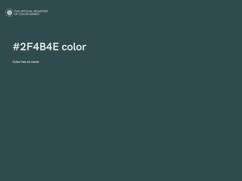 #2F4B4E color image