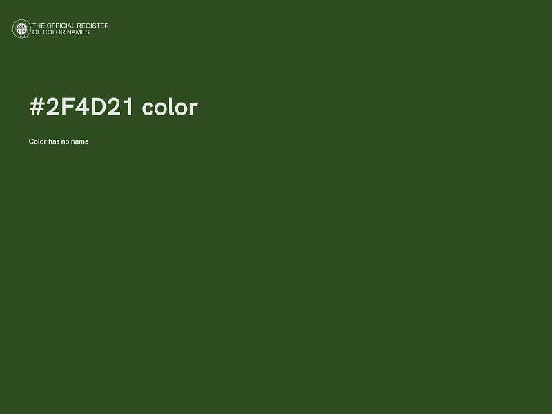 #2F4D21 color image