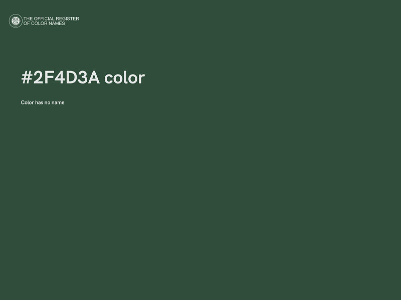 #2F4D3A color image