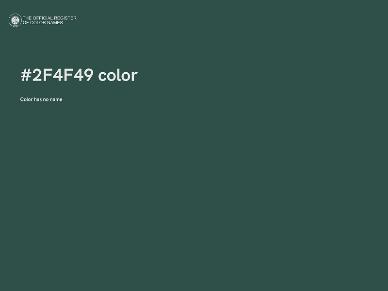 #2F4F49 color image