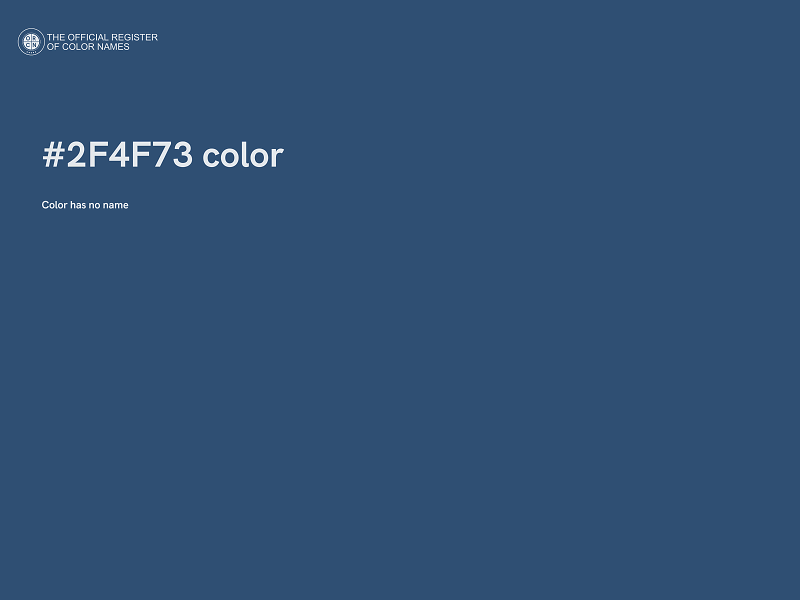 #2F4F73 color image