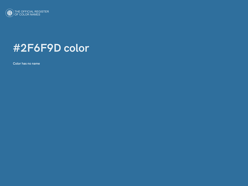 #2F6F9D color image