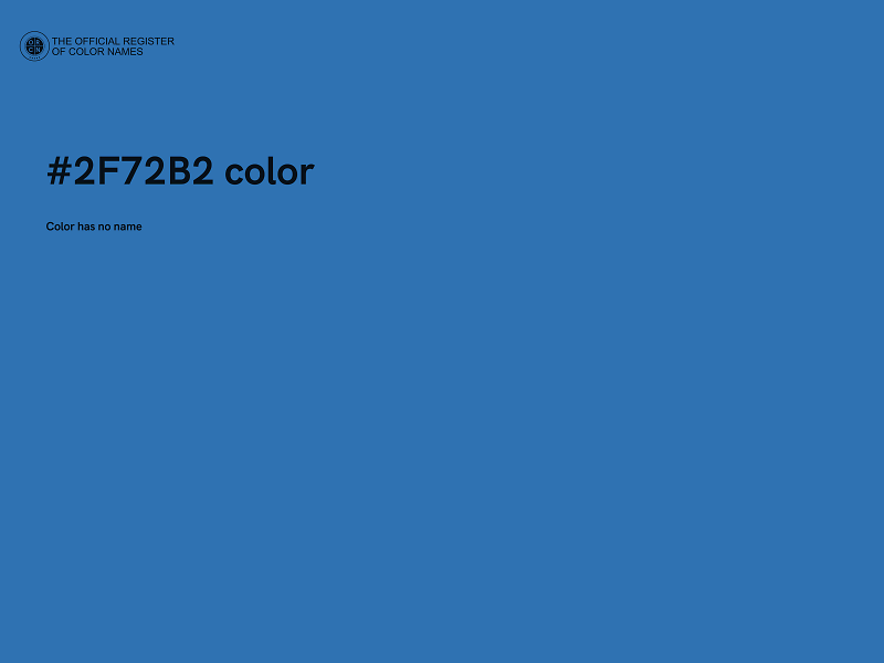 #2F72B2 color image