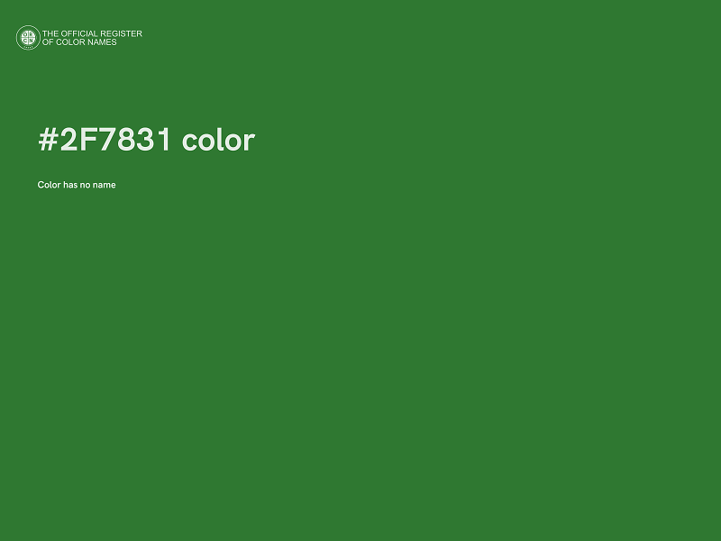 #2F7831 color image