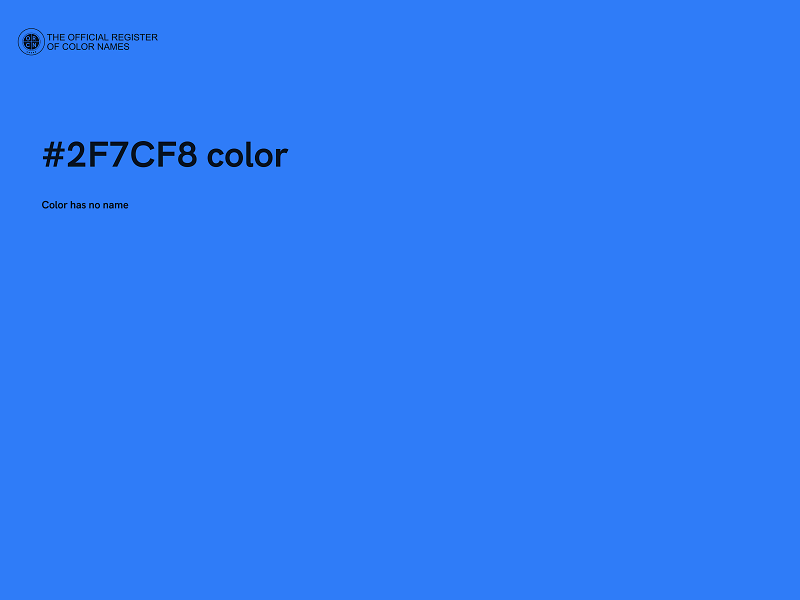 #2F7CF8 color image