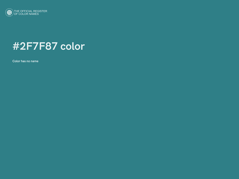 #2F7F87 color image