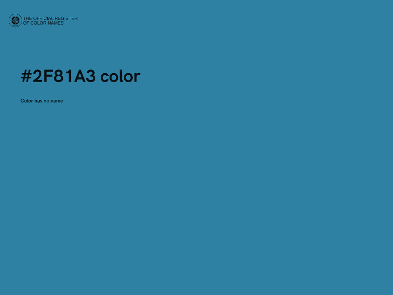 #2F81A3 color image