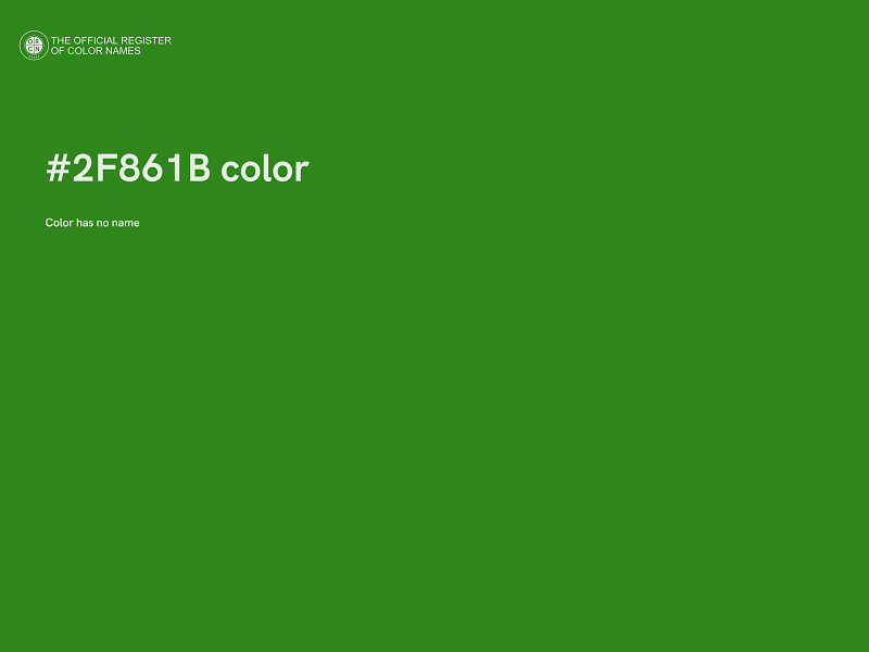 #2F861B color image