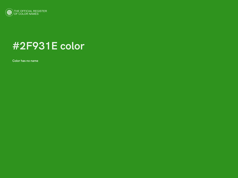 #2F931E color image