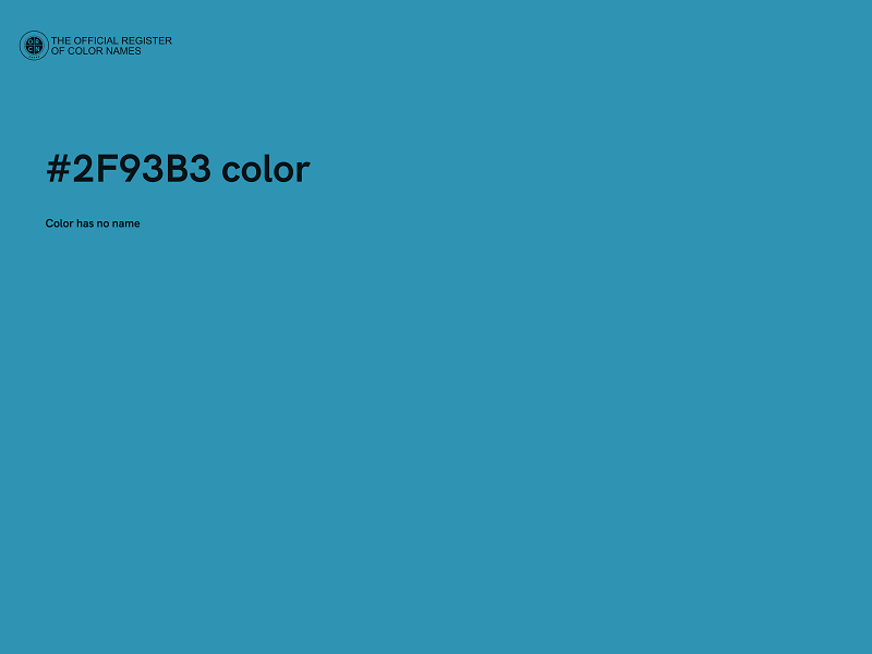 #2F93B3 color image