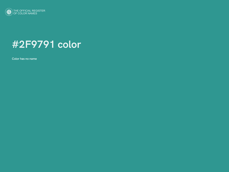 #2F9791 color image