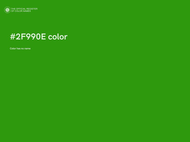 #2F990E color image