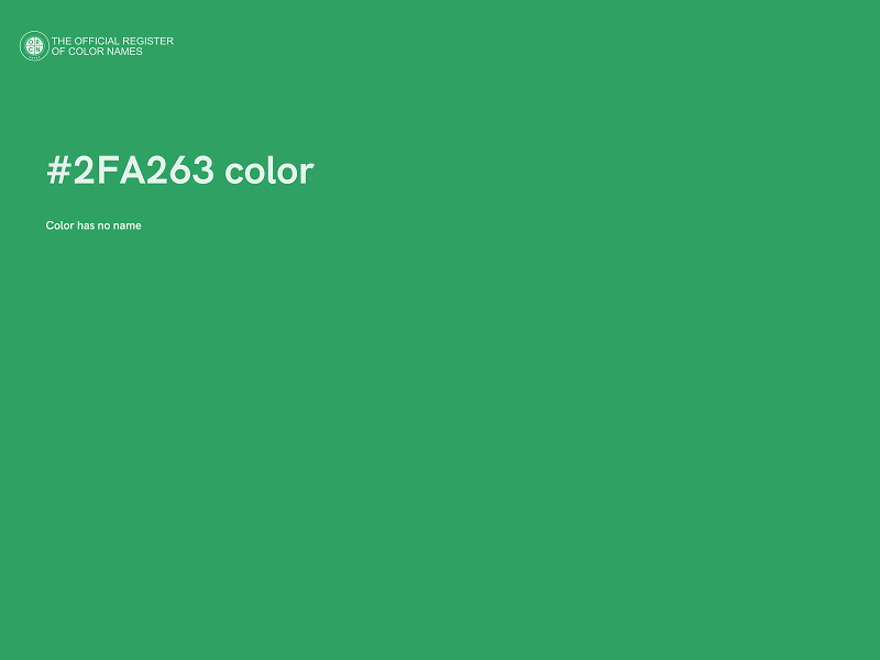 #2FA263 color image