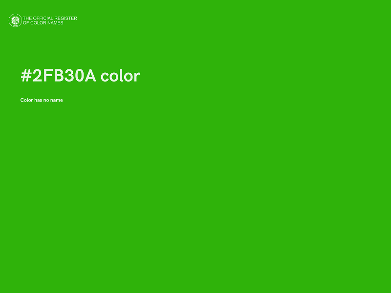 #2FB30A color image