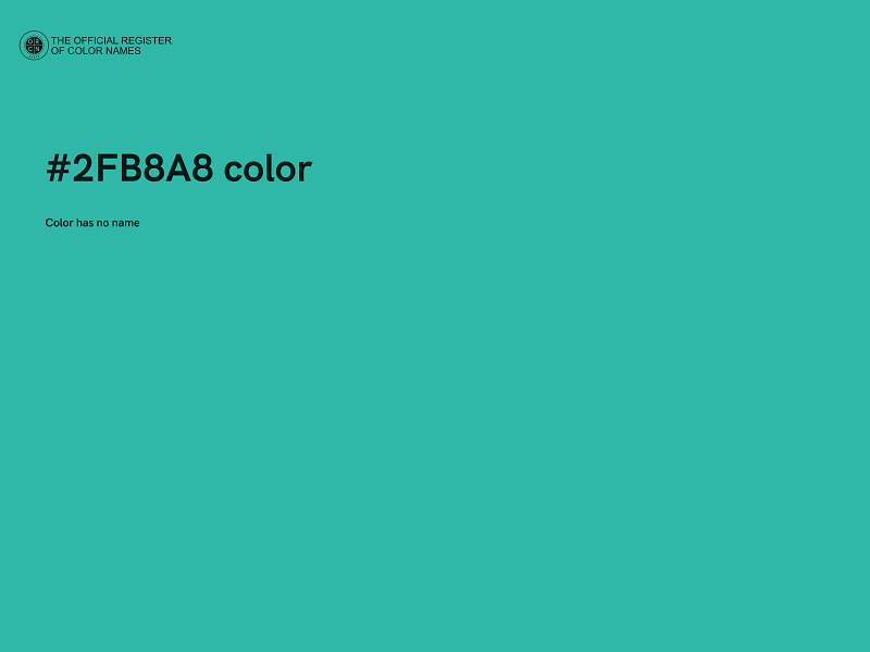 #2FB8A8 color image