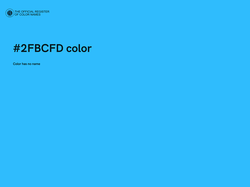 #2FBCFD color image