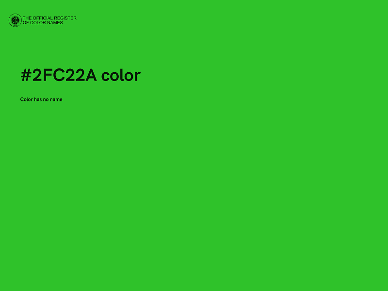 #2FC22A color image