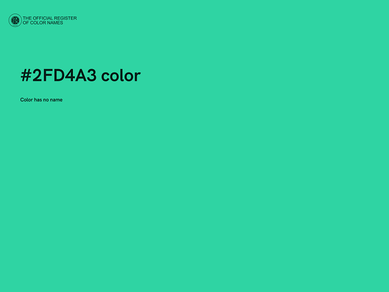 #2FD4A3 color image