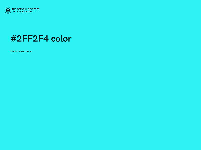 #2FF2F4 color image