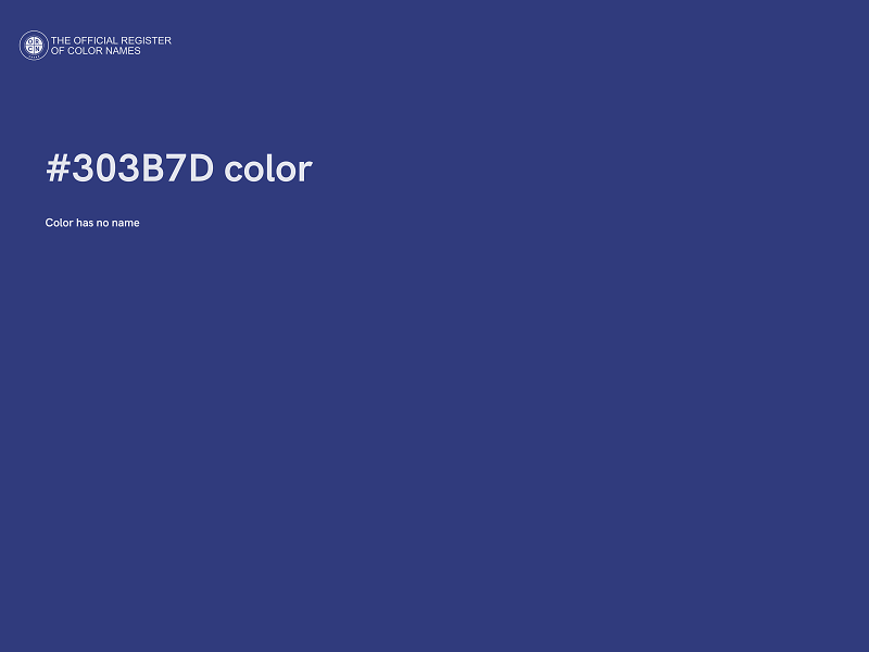 #303B7D color image