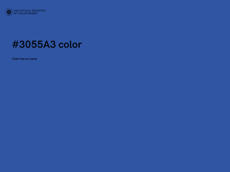 #3055A3 color image