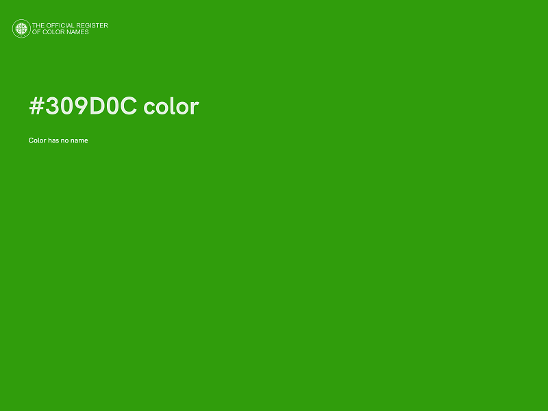 #309D0C color image