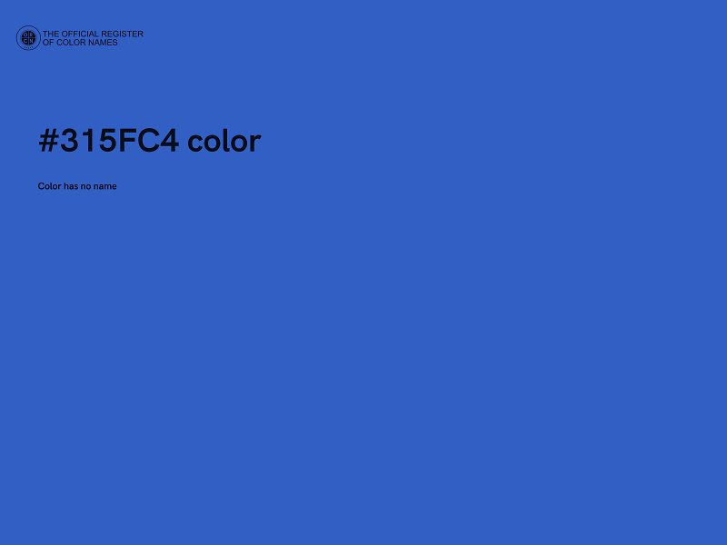 #315FC4 color image