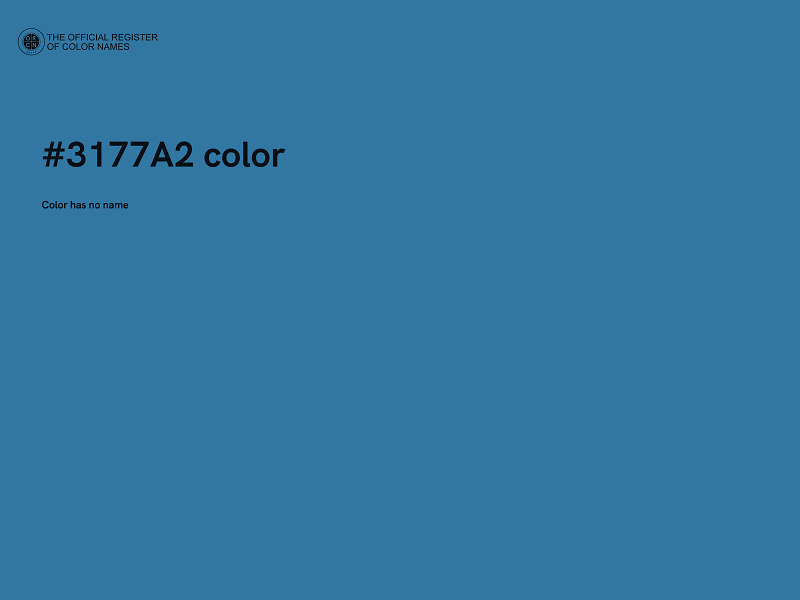 #3177A2 color image