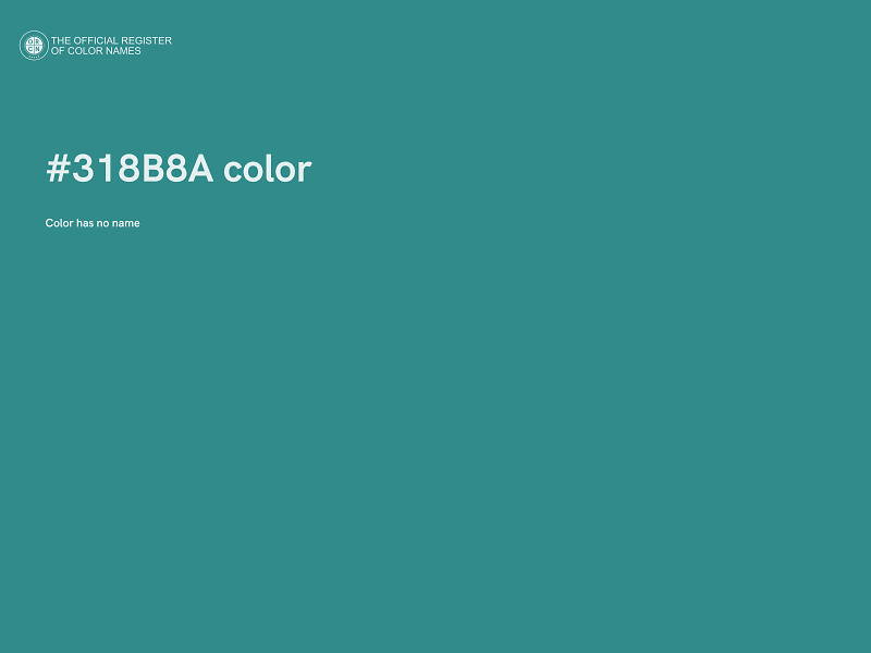 #318B8A color image