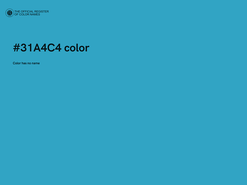 #31A4C4 color image