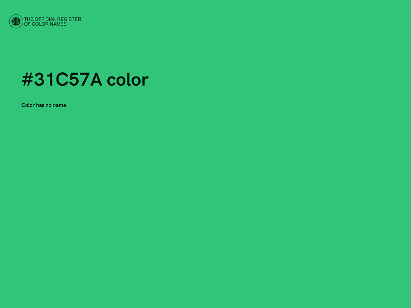 #31C57A color image