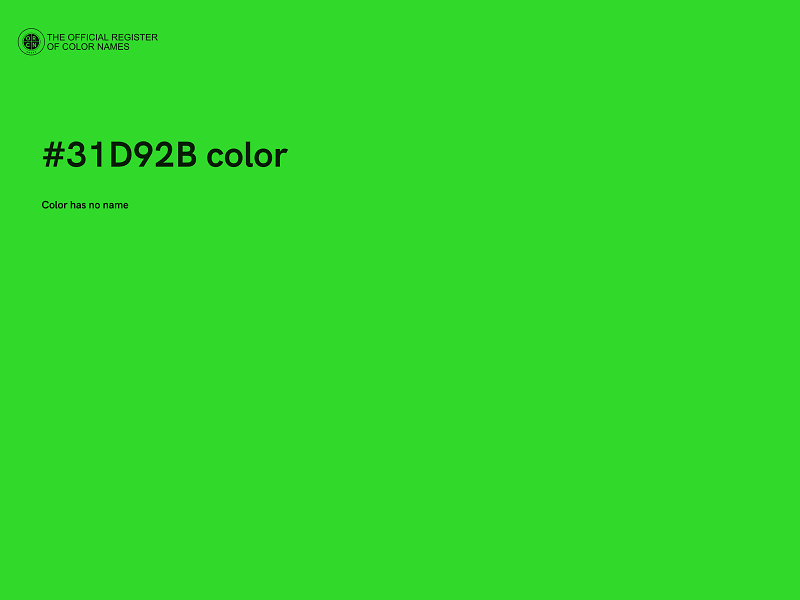 #31D92B color image